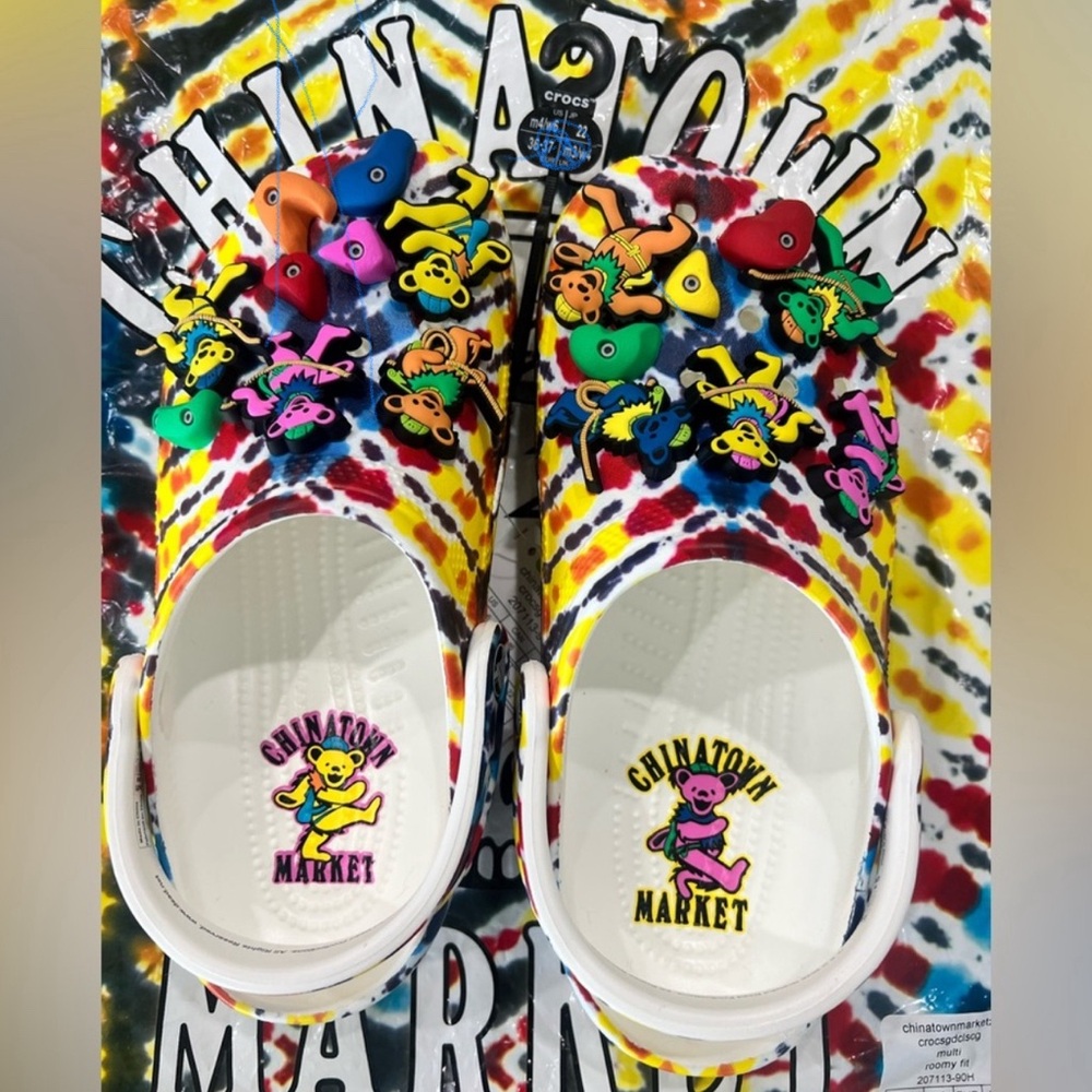 Grateful Dead Crocs X Chinatown Market